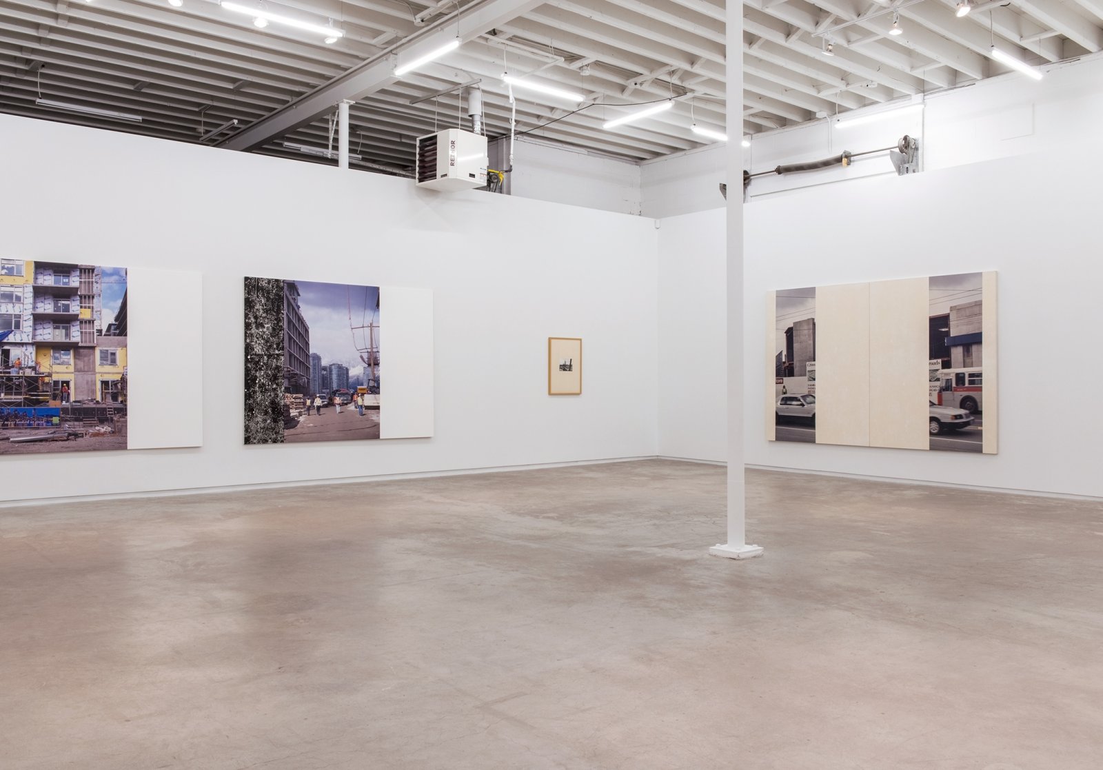 Ian Wallace, installation view, The Construction Site, Catriona Jeffries, 2015​​ by Ian Wallace