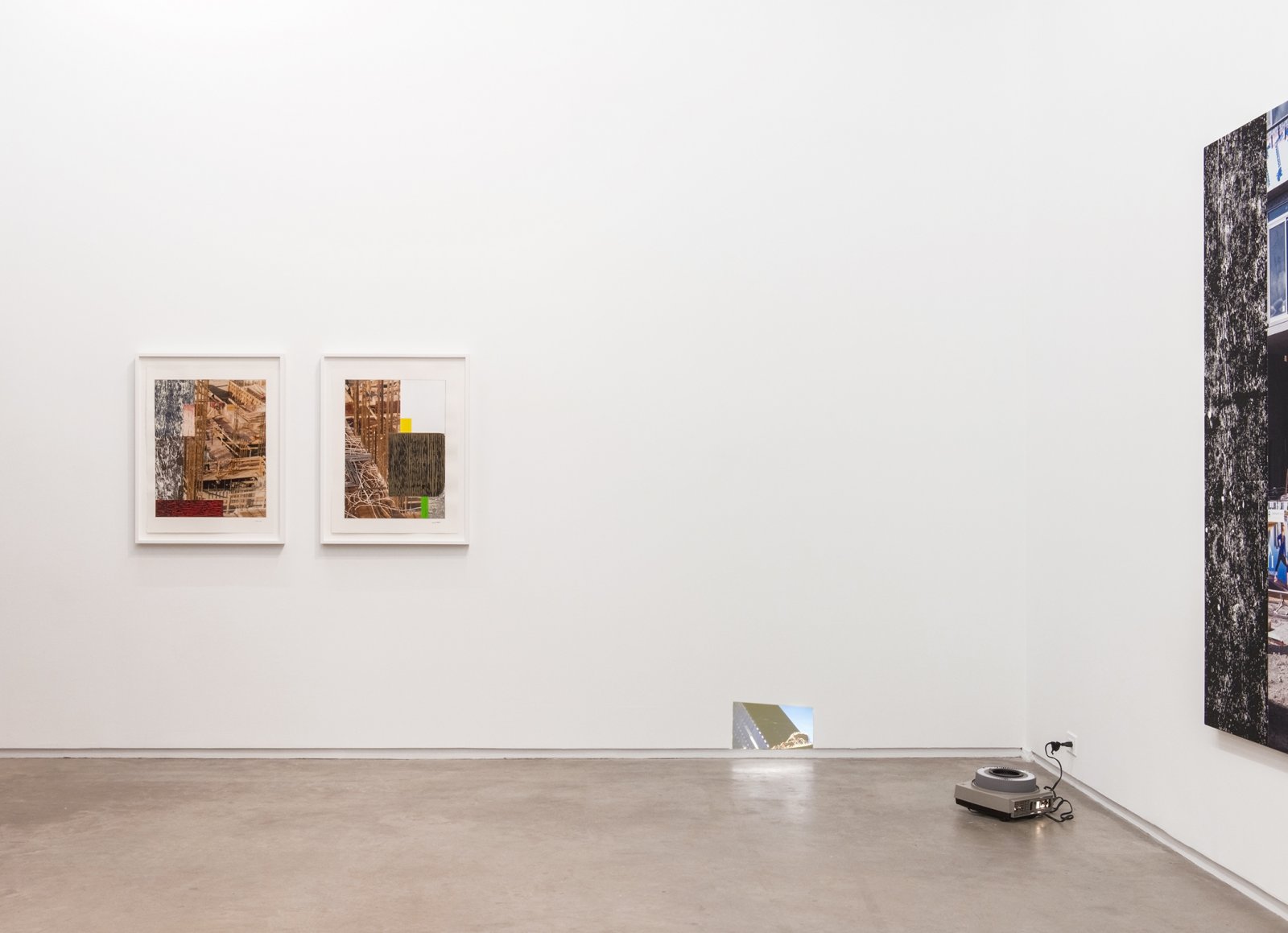 Ian Wallace, installation view, The Construction Site, Catriona Jeffries, 2015​​ by Ian Wallace