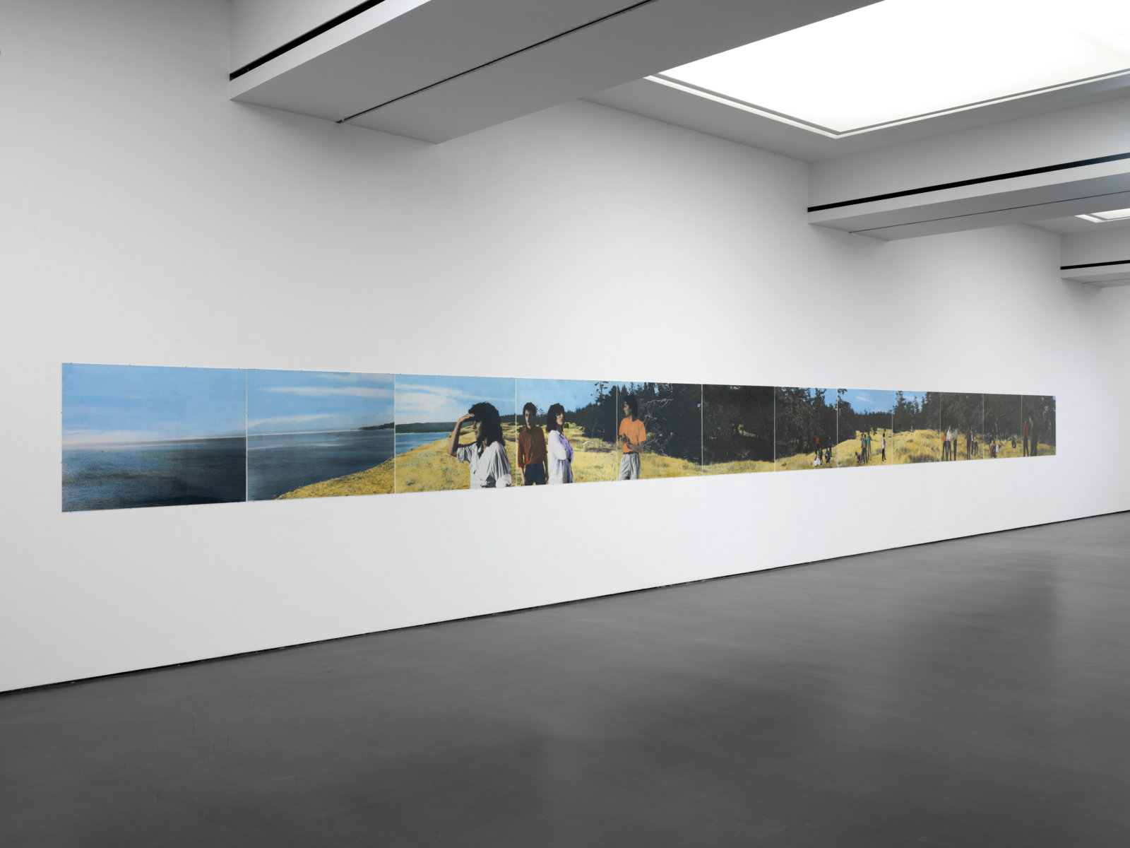 Ian Wallace, Lookout, 1979, 36 x 6 in. (92 x 15 cm)