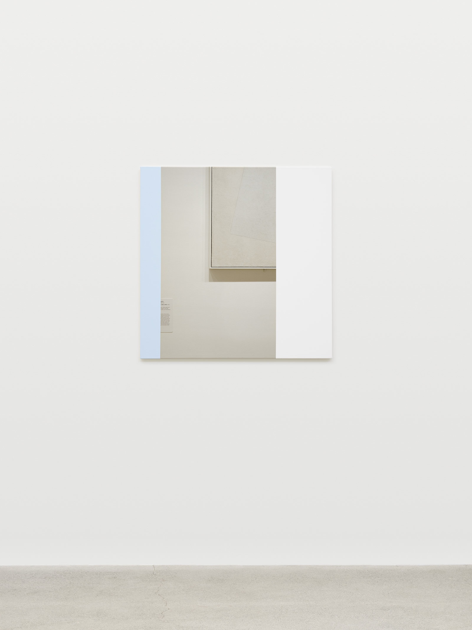 Ian Wallace, Abstract Painting (MOMA NYC) II, 2009, photolaminate with acrylic on canvas, 36 x 36 in. (91 x 91 cm)