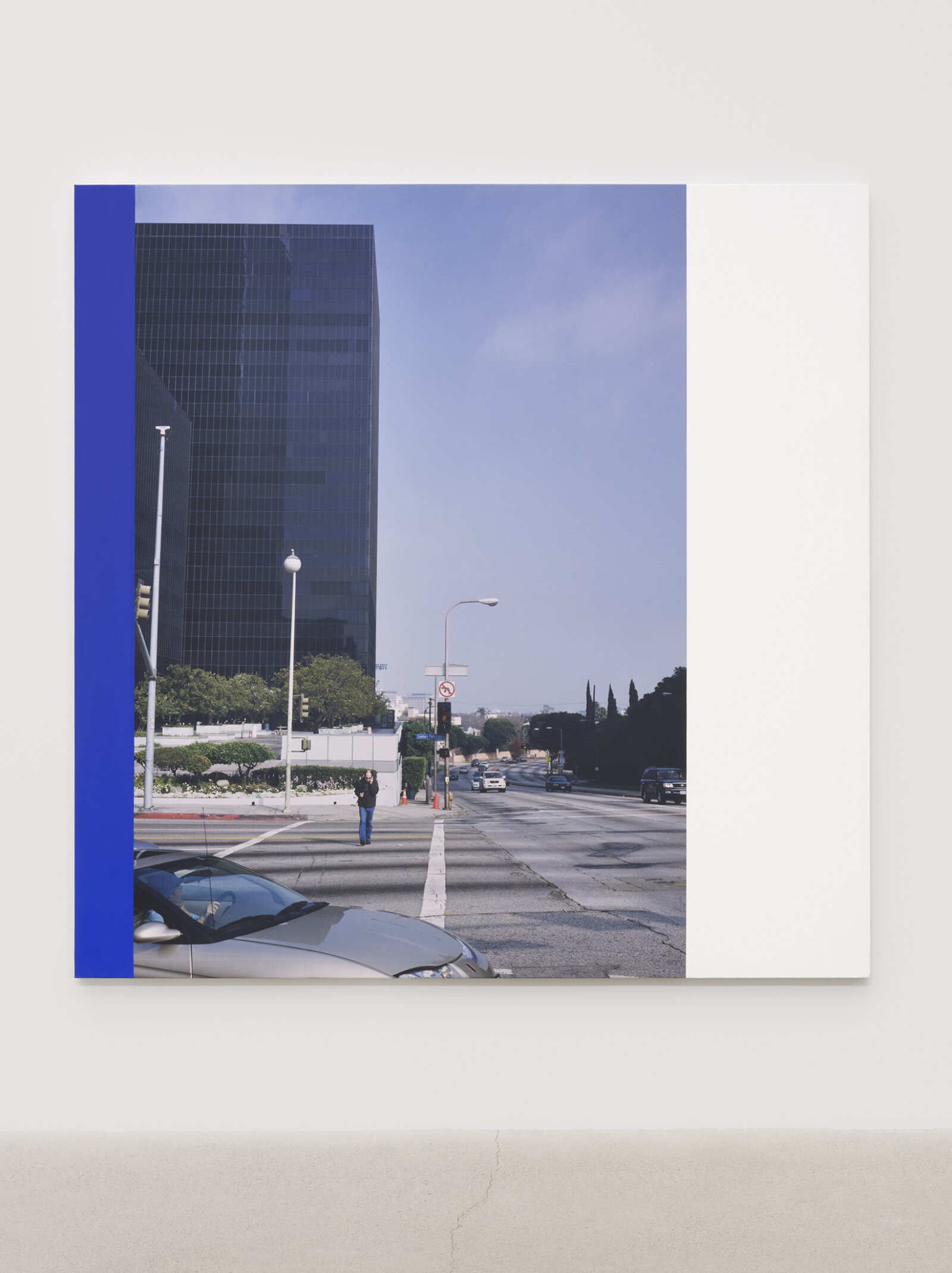 Ian Wallace, Century City, LA, 2003, photolaminate and acrylic on canvas, 72 x 72 in. (183 x 183 cm)