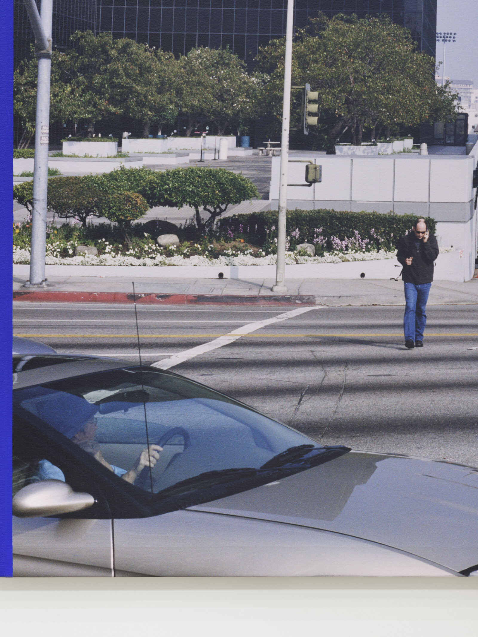Ian Wallace, Century City, LA (detail), 2003, photolaminate and acrylic on canvas, 72 x 72 in. (183 x 183 cm)
