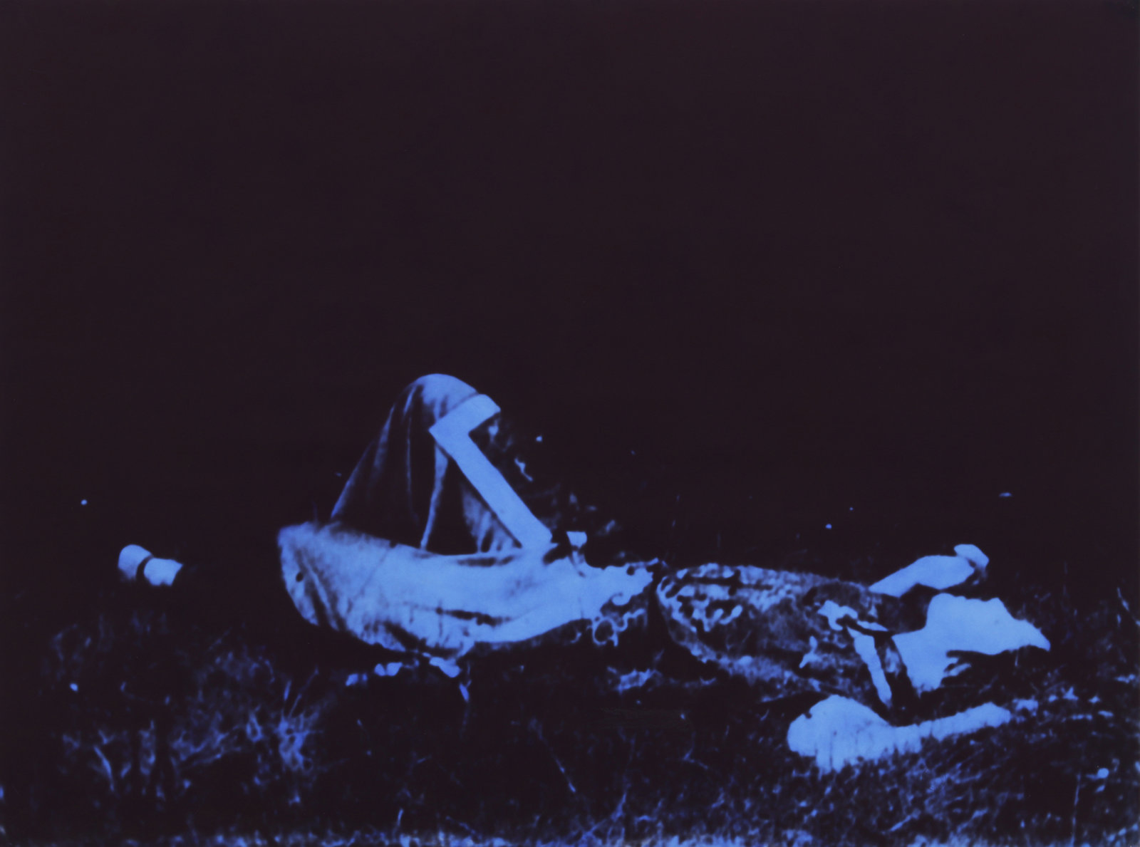Ian Wallace, L’Après Midi I, II, III (detail), 1977–1979, 9 hand-coloured black and white photographs, 36 x 332 in. (91 x 843 cm)
