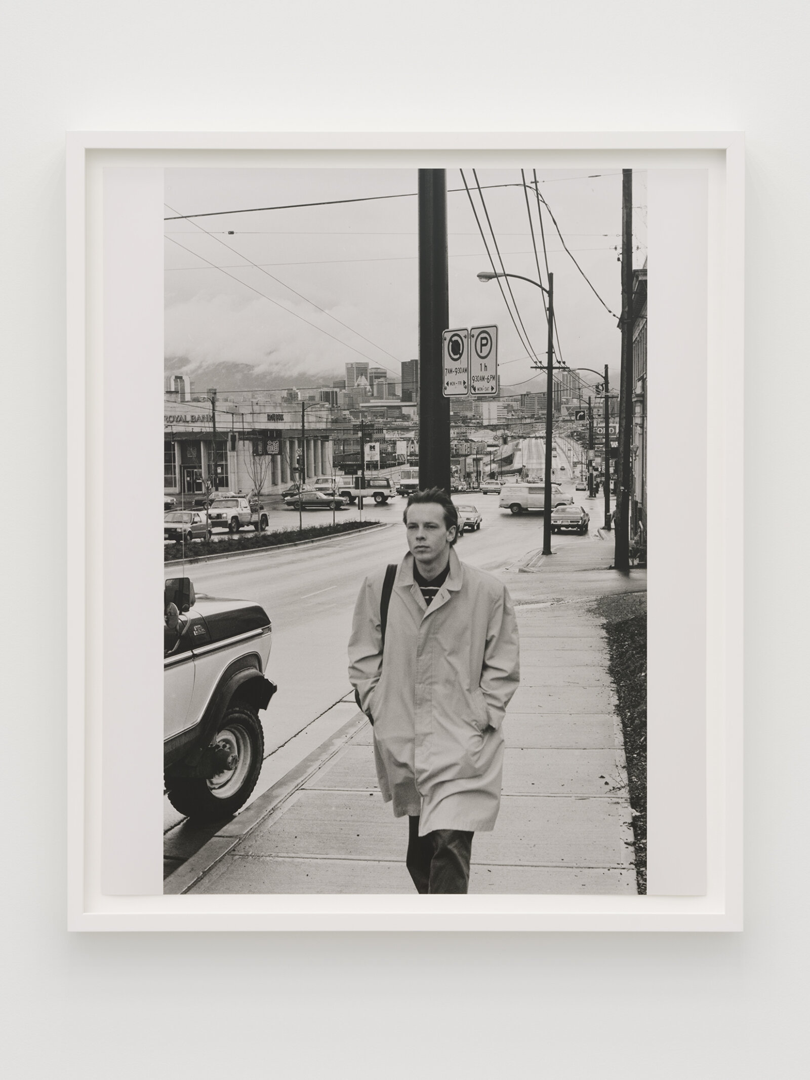 Ian Wallace, My Heroes in the Street (Arni Haraldsson), 1986, photograph, 27 x 23 in. (67 x 57 cm)