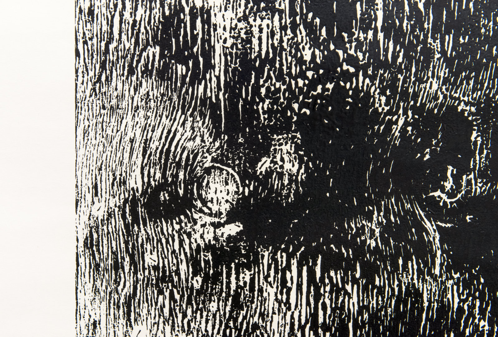 Ian Wallace, Untitled (Monoprint) (detail), 1990, ink on paper, 108 x 72 in. (274 x 183 cm)