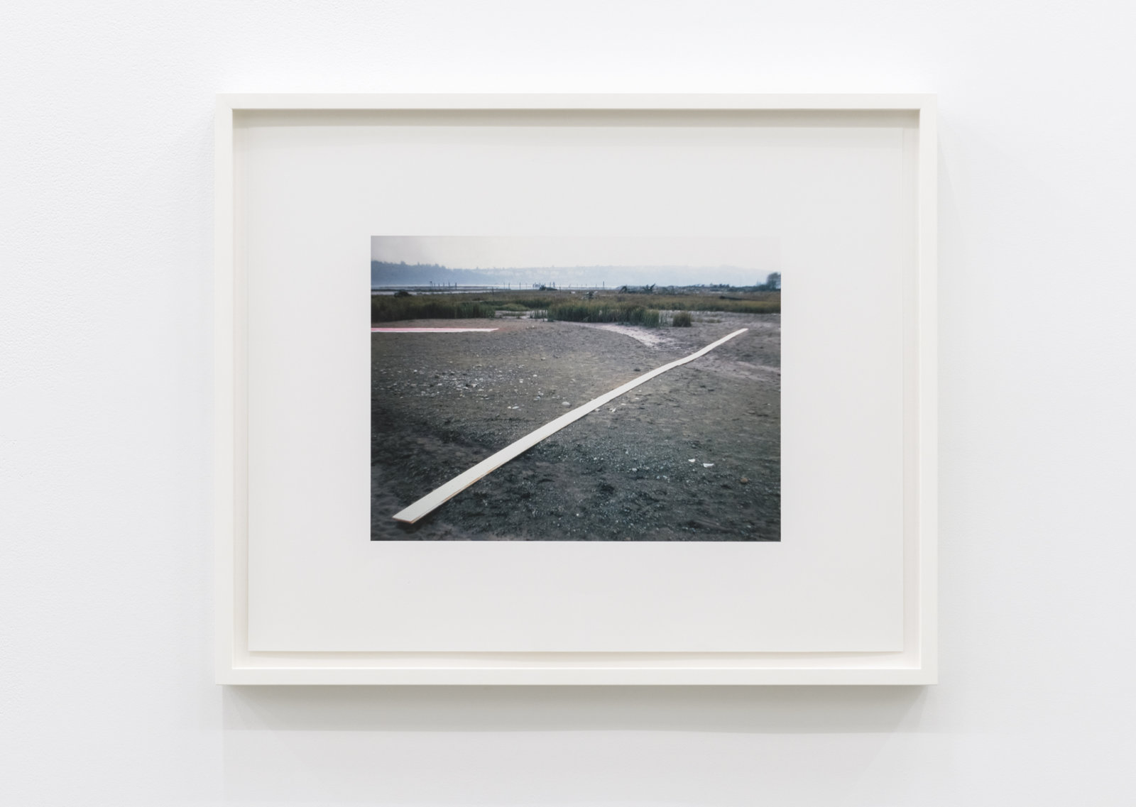 Ian Wallace, White Line (First Version 1969), 1969–2012, framed inkjet print, 22 x 27 in. (60 x 69 cm)