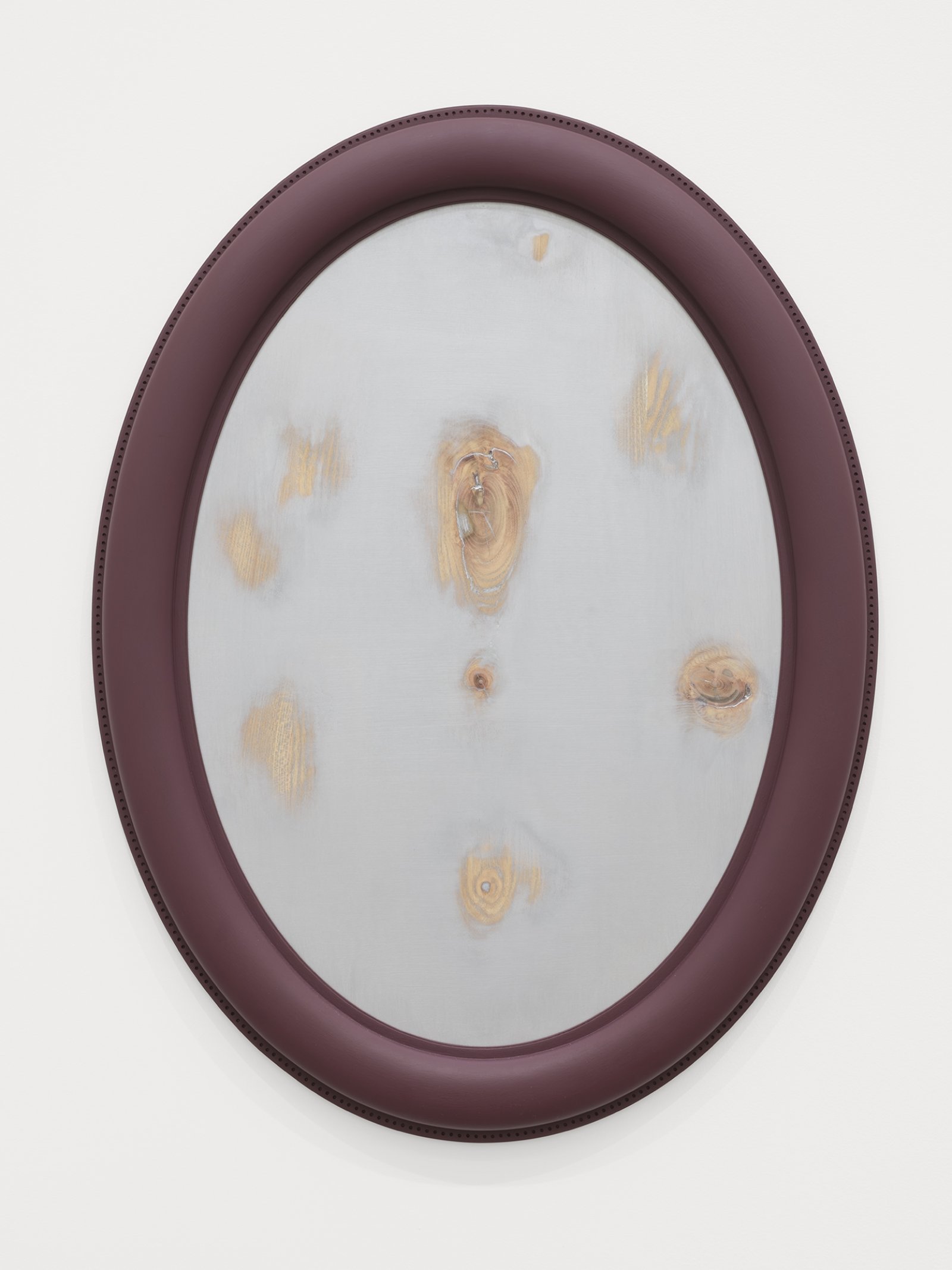 ​Ashes Withyman, Traceless, no more need to hide (now the old mirror reflects everything), 2020, basswood wood, honey locust wood, paint, 30 x 23 in. (76 x 57 cm) by Ashes Withyman